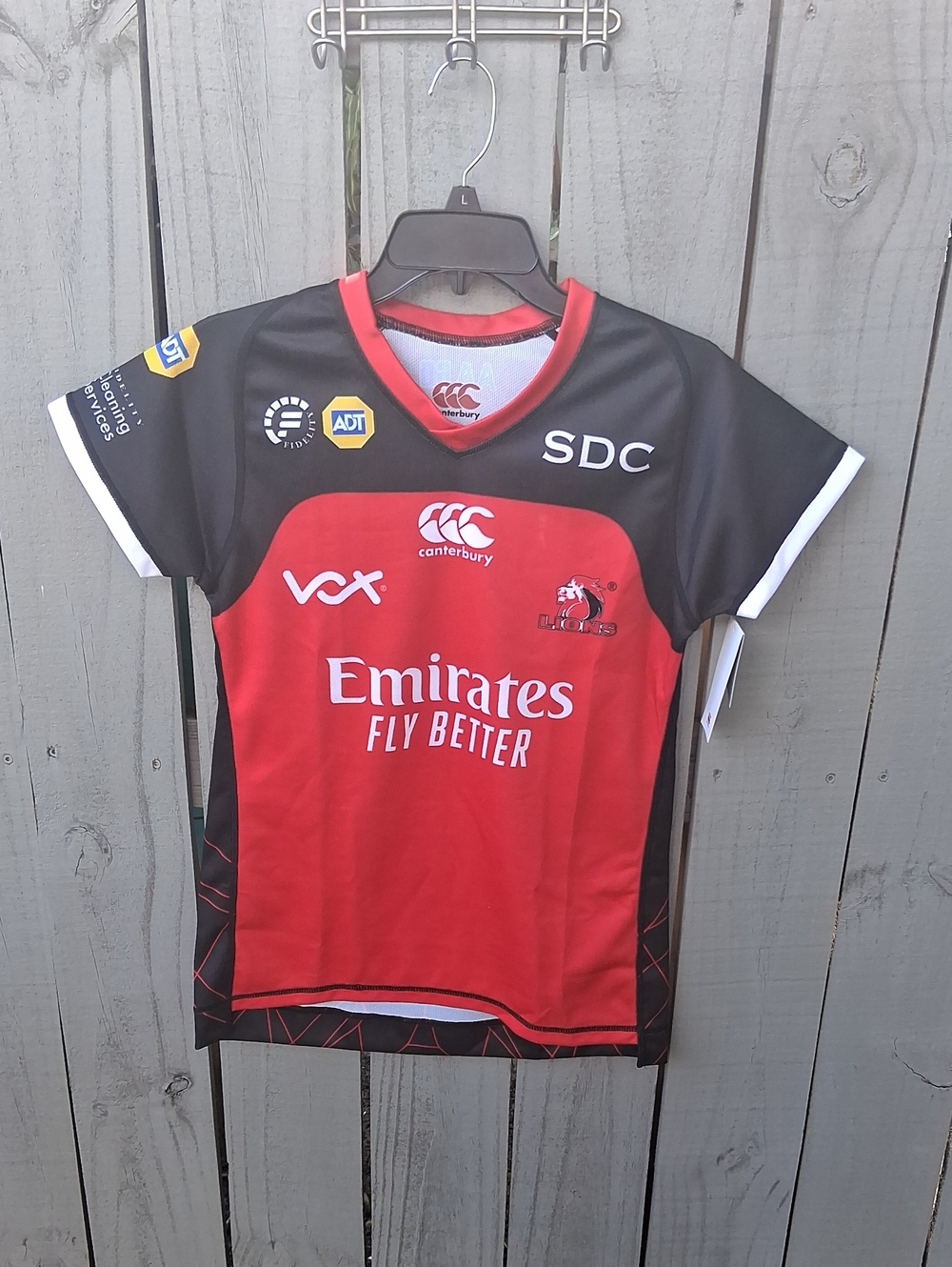 Red & Black Emirates Rugby Jersey